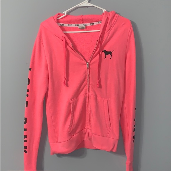 Zip-up pink hoodie - Picture 1 of 1
